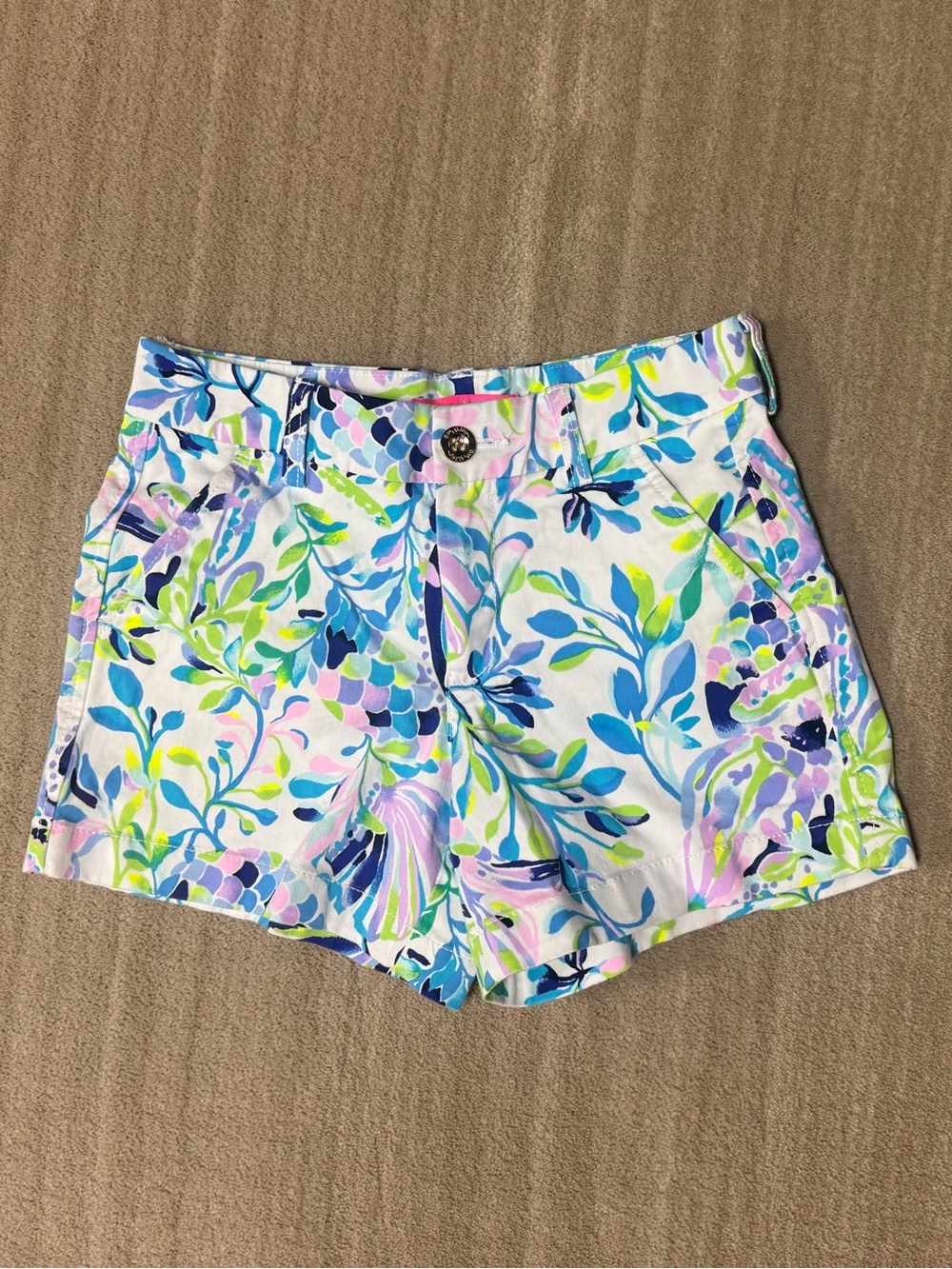Lilly Pulitzer Floral Stretch Shorts